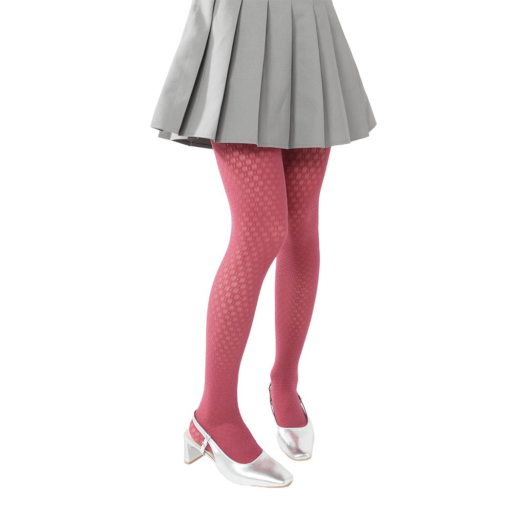 High-end limited edition! "Poison" Snow White's Apple Mesh Black Tights
