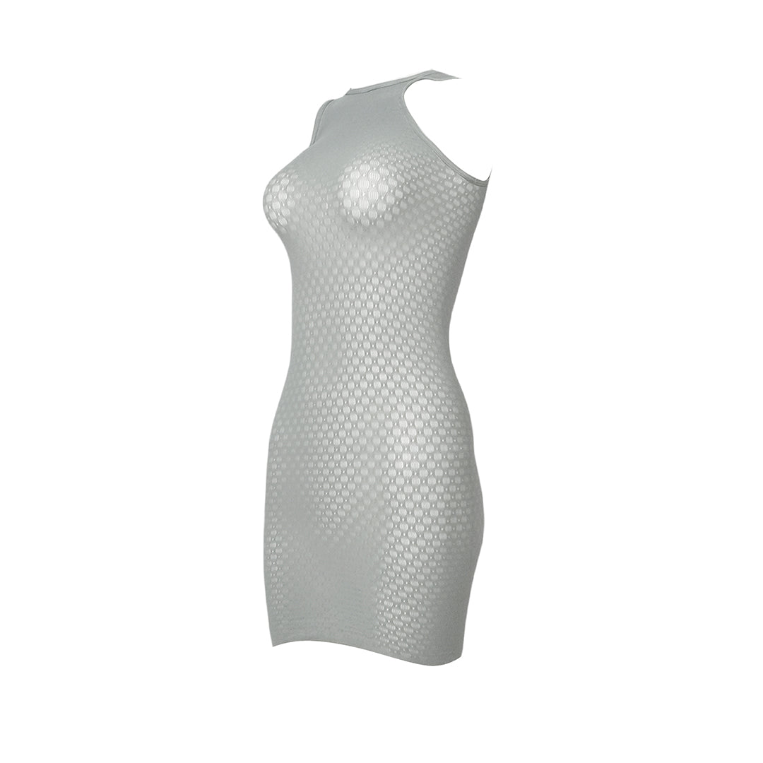 High-end limited edition! "Poison" Snow White's Apple Mesh black bodycon  sexy slim bottoming clothes