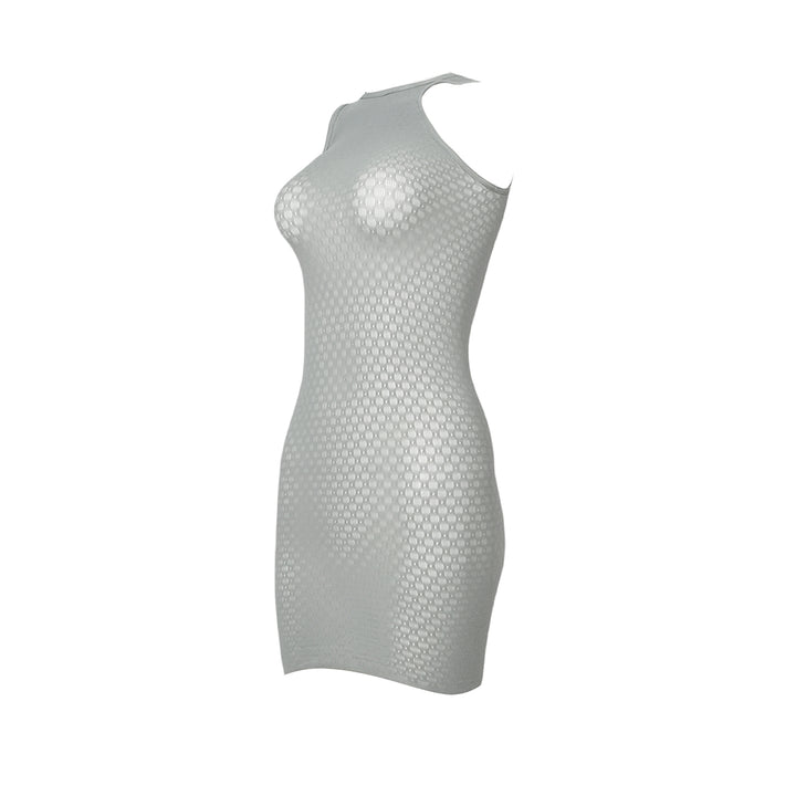 High-end limited edition! "Poison" Snow White's Apple Mesh black bodycon  sexy slim bottoming clothes