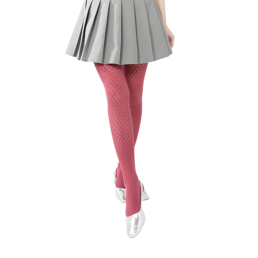 High-end limited edition! "Poison" Snow White's Apple Mesh Black Tights