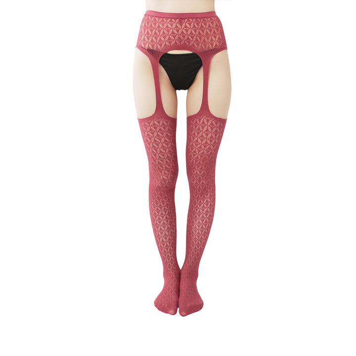 Sensual explosion! "Shine" diamond namesake texture tight elastic garter stockings mesh sexy package