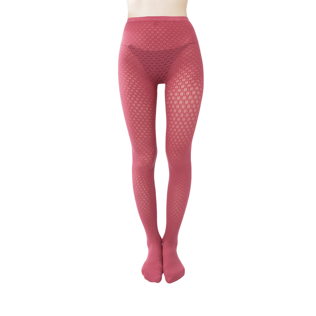 High-end limited edition! "Poison" Snow White's Apple Mesh Black Tights
