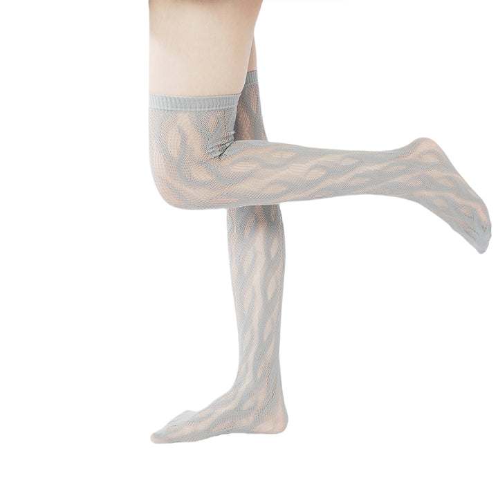 High-end limited edition! "Braid Cable" mesh hollow tights wrapped stockings fishnet stockings fashionable and sexy