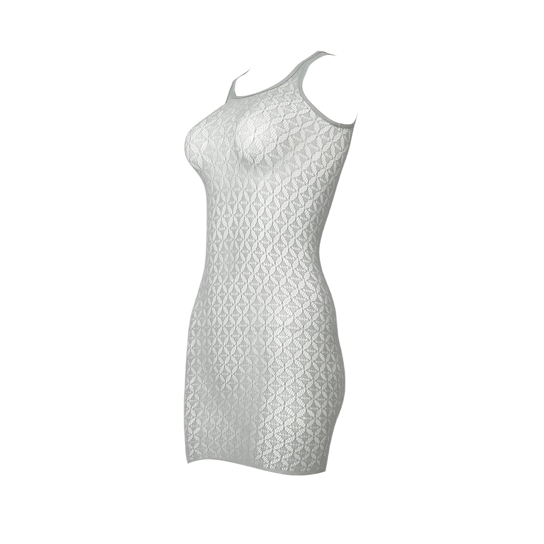 Sensual explosion! "Sparkling" diamond-named texture tight dress mesh sexy wrap