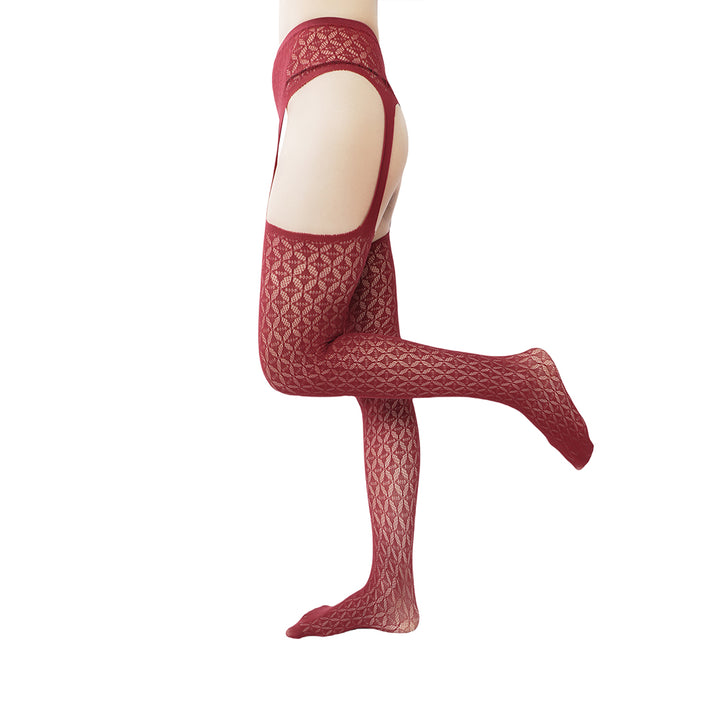 Diamond suspender socks