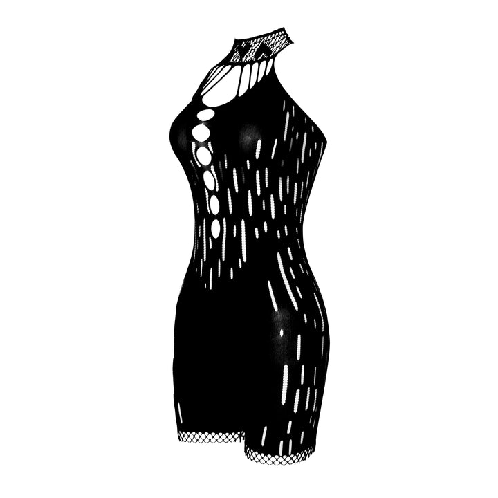 Coastline Heart halter neck water drop tassel tight dress