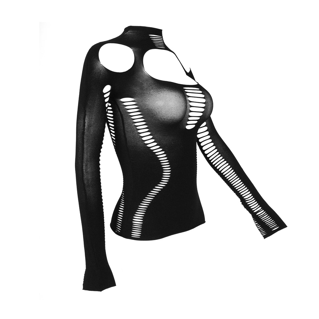 The bodysuit that's all the rage at Fashion Week: the center of attention in the crowd