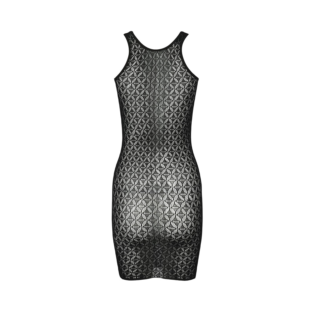 Sensual explosion! "Sparkling" diamond-named texture tight dress mesh sexy wrap
