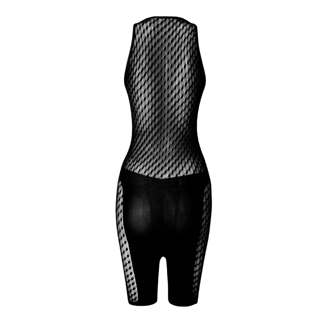 Polka dot sleeveless jumpsuit vest leggings light jazz style sports retro dance