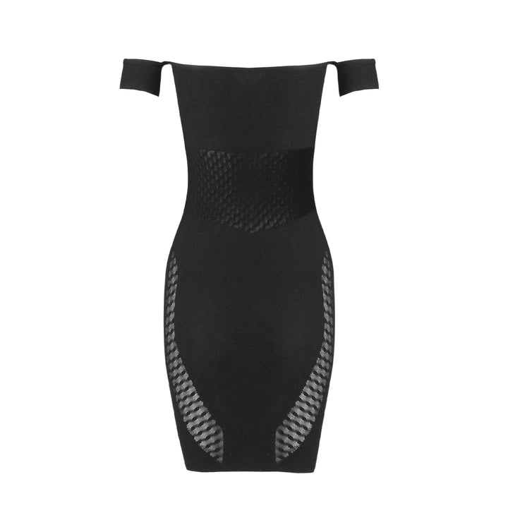 Revenge Little Black Dress Tight Skirt Polka Dot Dress