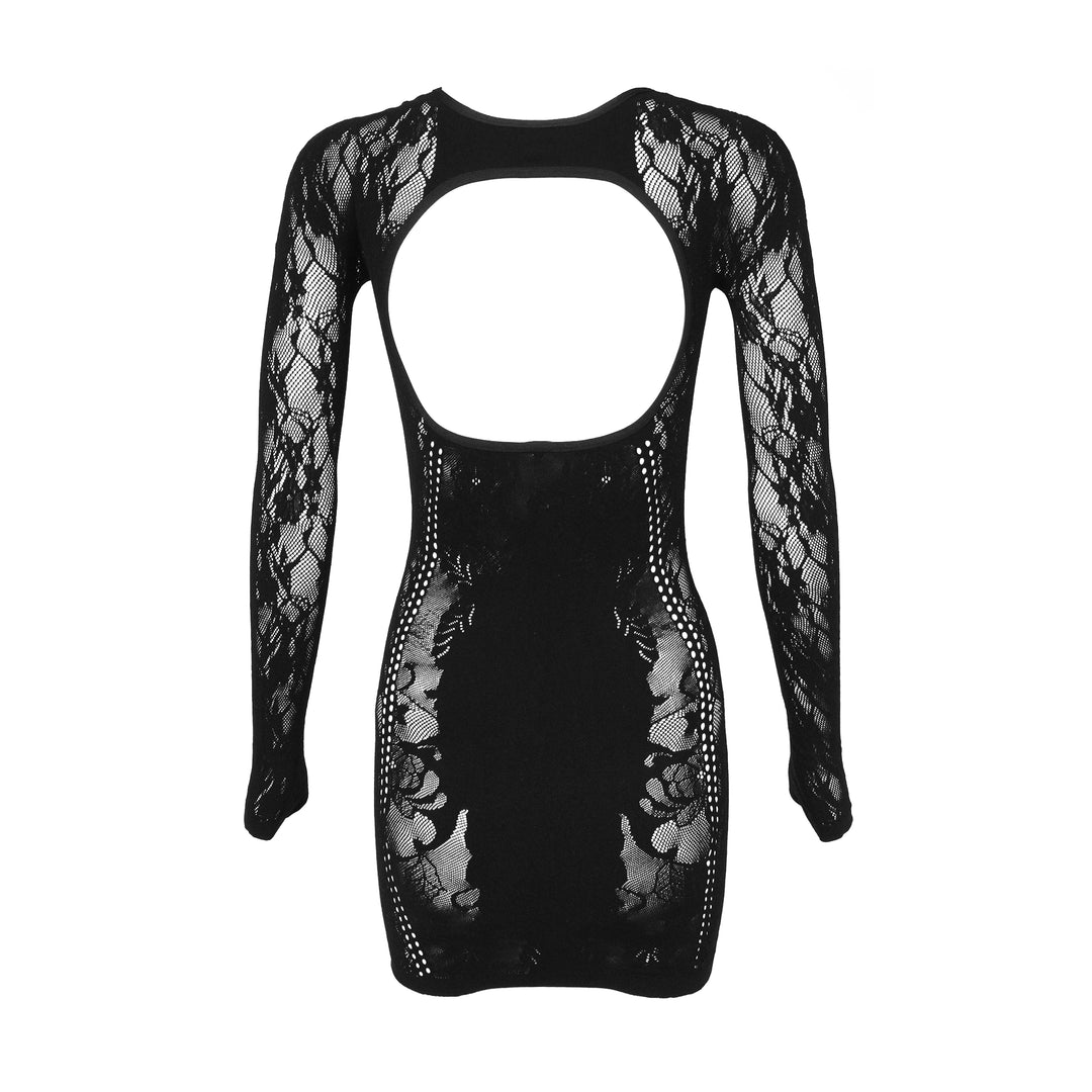 Lace Jacquard Bodycon Dress - Sexy Curves Elegant | Raschelle