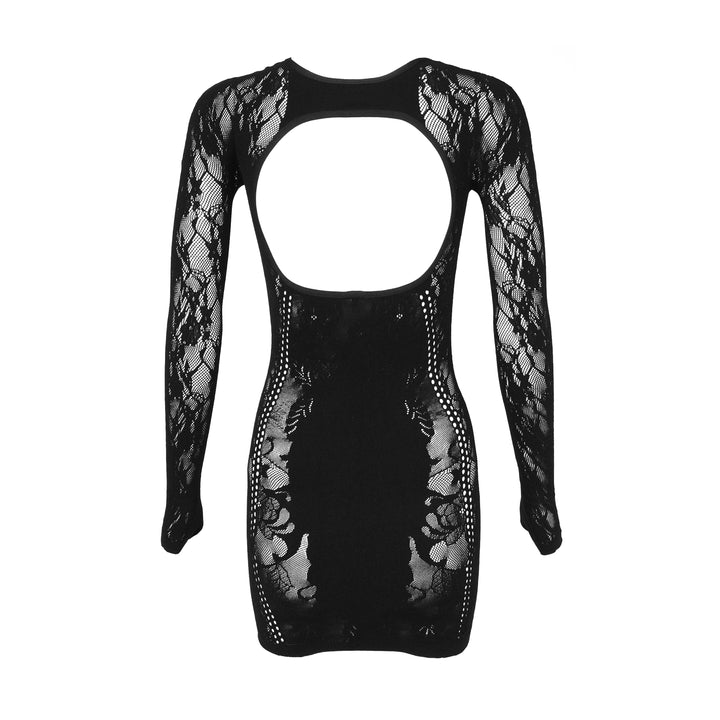 Lace Jacquard Bodycon Dress - Sexy Curves Elegant | Raschelle
