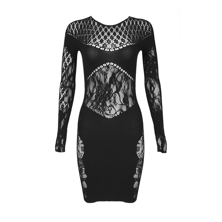 Runway Lace Bodycon Dress