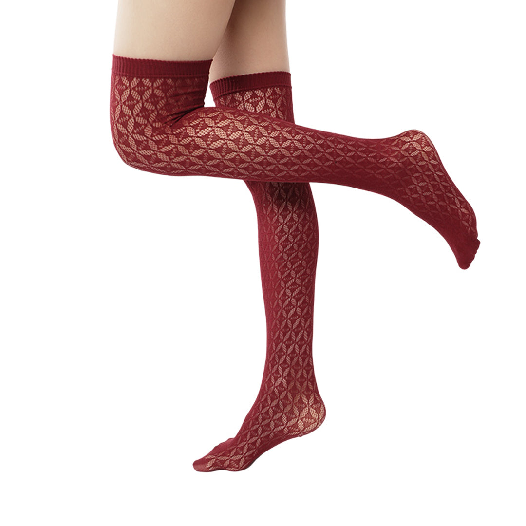 Sensual explosion! "Shine" diamond-named textured tights and elastic stockings with sexy mesh wrap